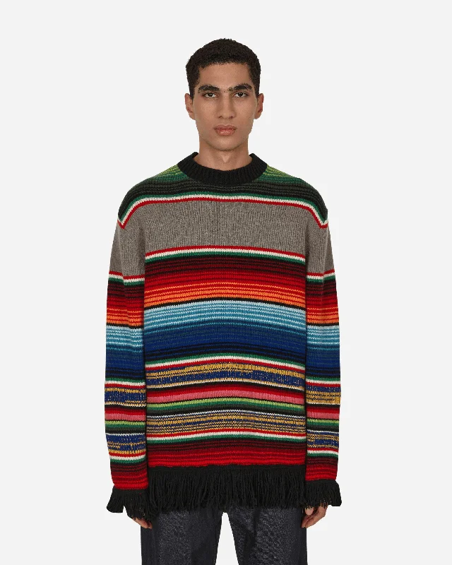 Athletic Men's Performance SweatersStripe Crewneck Sweater Multicolor