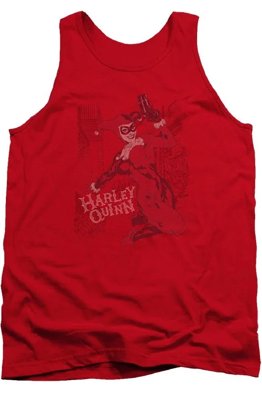 Men's Unique and Designer TopsBatman Harleys Packing Adult Tank Top