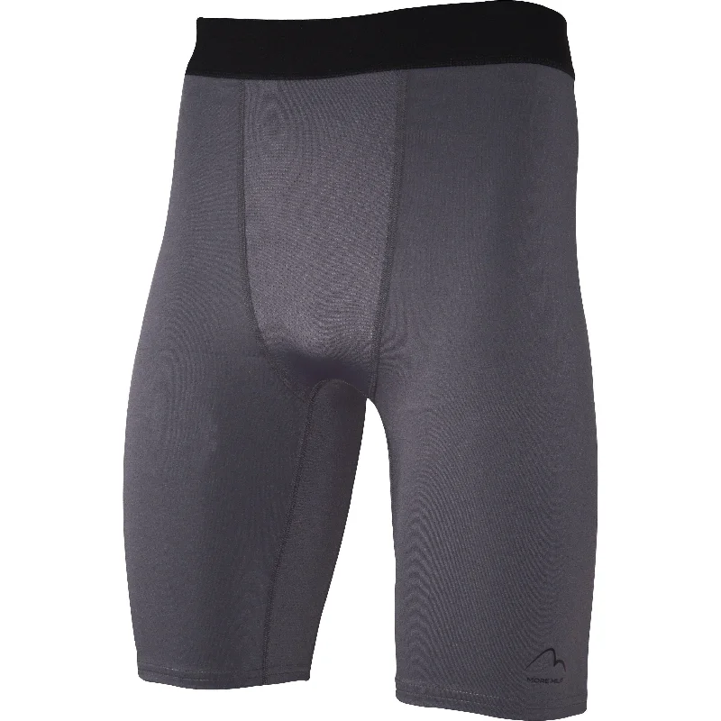Men's Pants with Button-CuffsMore Mile Warrior Baselayer Mens Short Running Tights - Grey Men's Pants with Button-CuffsMore Mile Warrior Baselayer Mens Short Running Tights - Grey