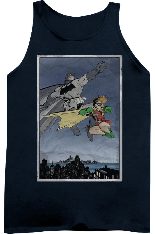 Men's Shirts with Mandarin CollarsBatman Dkr Duo Adult Tank Top