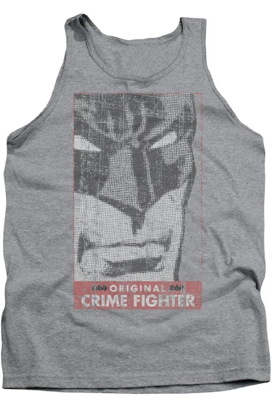 Men's Shirts with Adjustable HemlinesBatman Orginal Crime Fighter Adult Tank Top