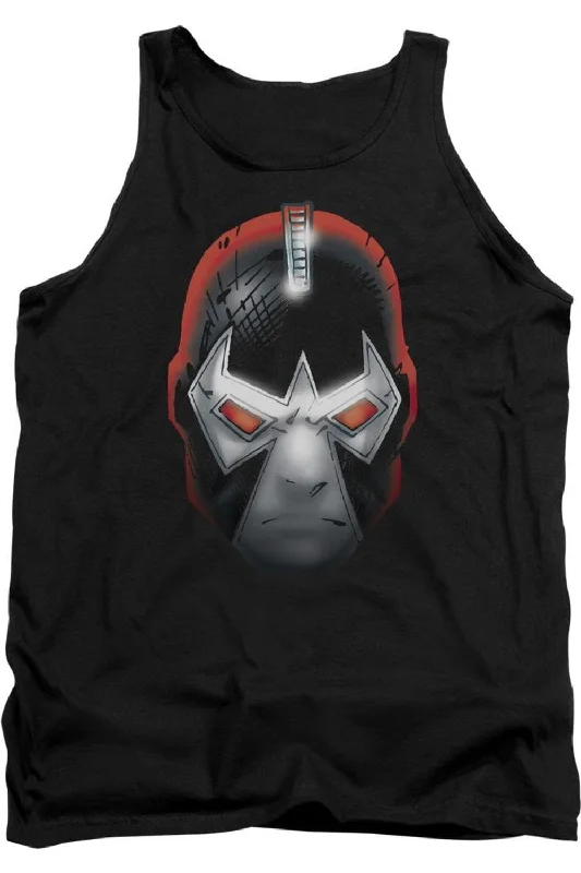 Men's Shirts with Double-Breasted DesignsBatman Bane Head Adult Tank Top