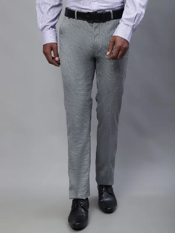 Men's Relaxed-Fit Pants for ComfortMen's Formal Flat front Grey Houndstooth Trousers Men's Relaxed-Fit Pants for ComfortMen's Formal Flat front Grey Houndstooth Trousers