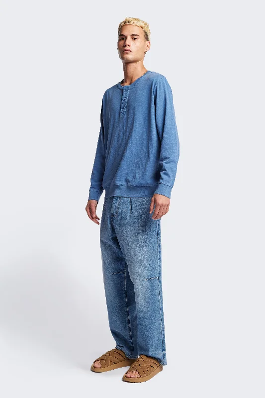 Comfortable Men's JeansGrail Jean Mid Blue Fade