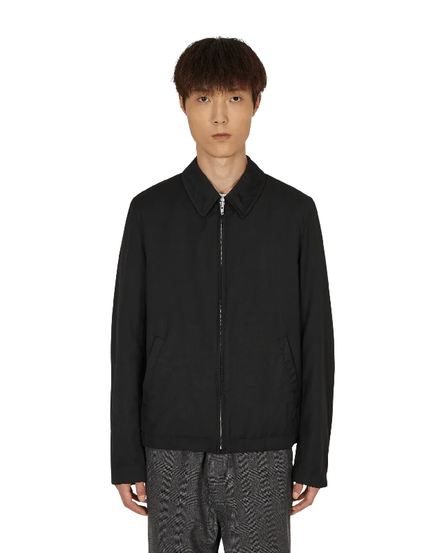 Men's Coats with ButtonsZip Jacket Black