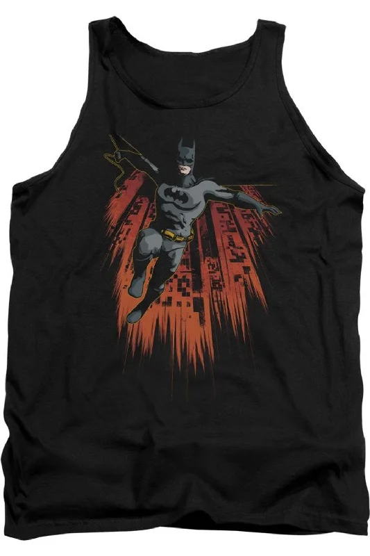Men's Shirts with Surplice HemlinesBatman Majestic Adult Tank Top