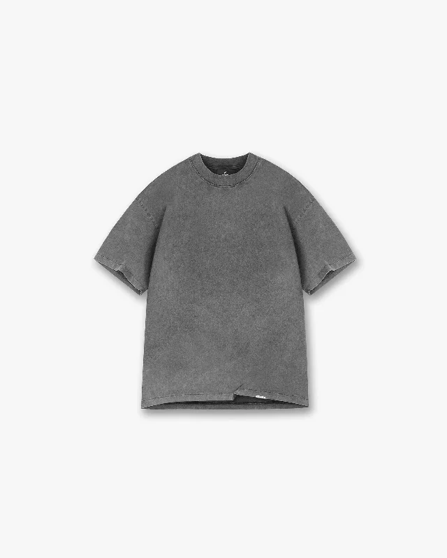 Men's Shirts with Velcro ClosuresInitial Oversized T-Shirt - Vintage Grey