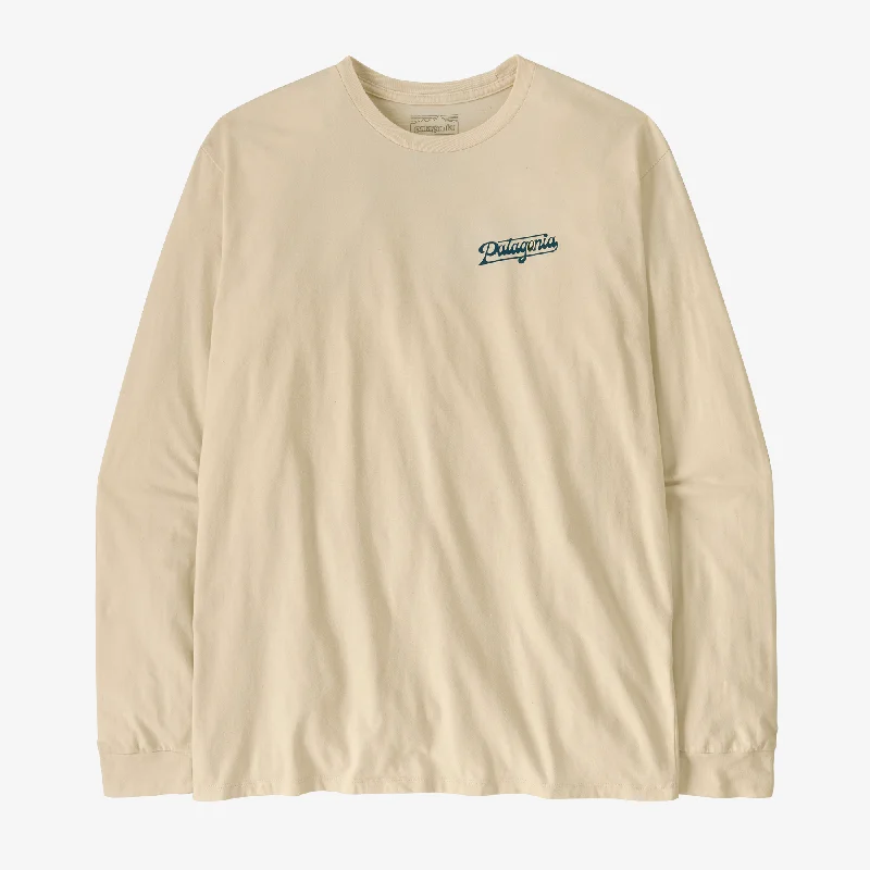 Men's Shirts with Single-Breasted DesignsMen's Long-Sleeved Glider Type Organic T-Shirt