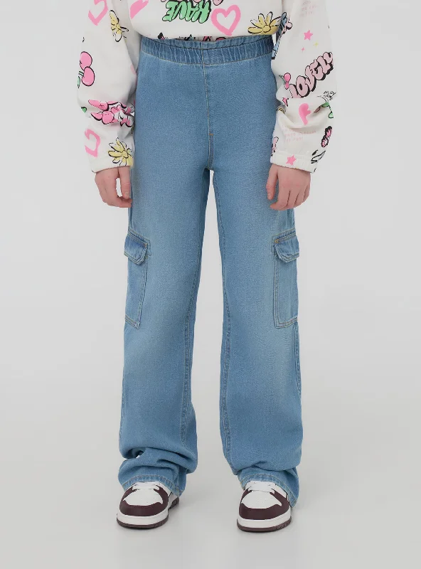 Designer Skinny Men's JeansKids Girls Long pants jeans