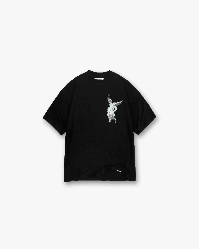 Men's Shirts with Pocket SquaresArchangel Initial T-Shirt - Jet Black