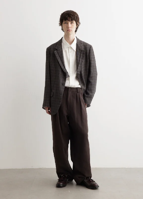 Men's Dress Pants for Special EventsSide Action Pleats Pants