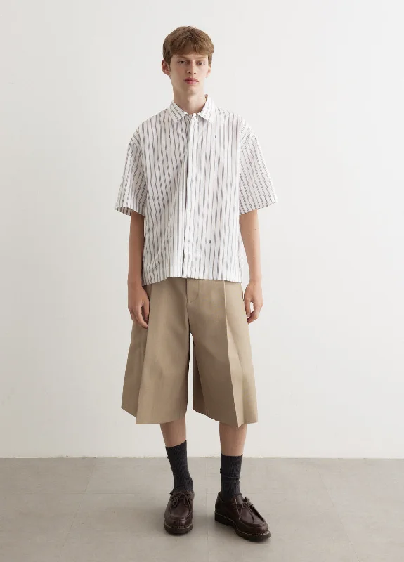 Men's Pants with Flap PocketsLa Chemise Manches Courte Shirt