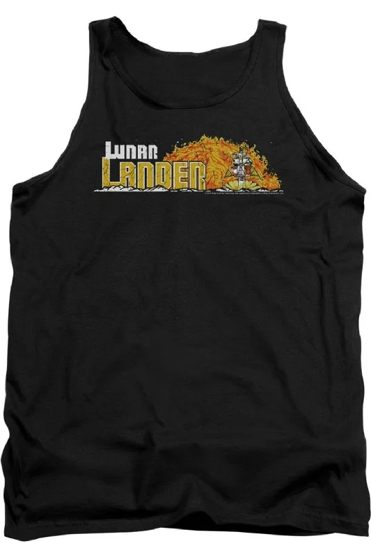 Men's Shirts with Asymmetrical HemlinesAtari Lunar Marquee Adult Tank