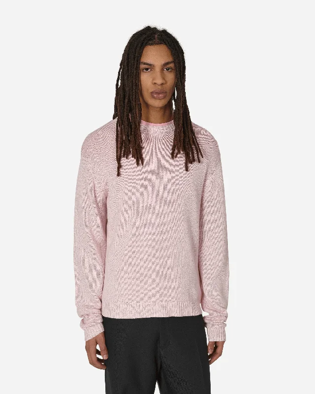 Men's Sweaters with Kangaroo PocketsLogo Crewneck Sweater Pink