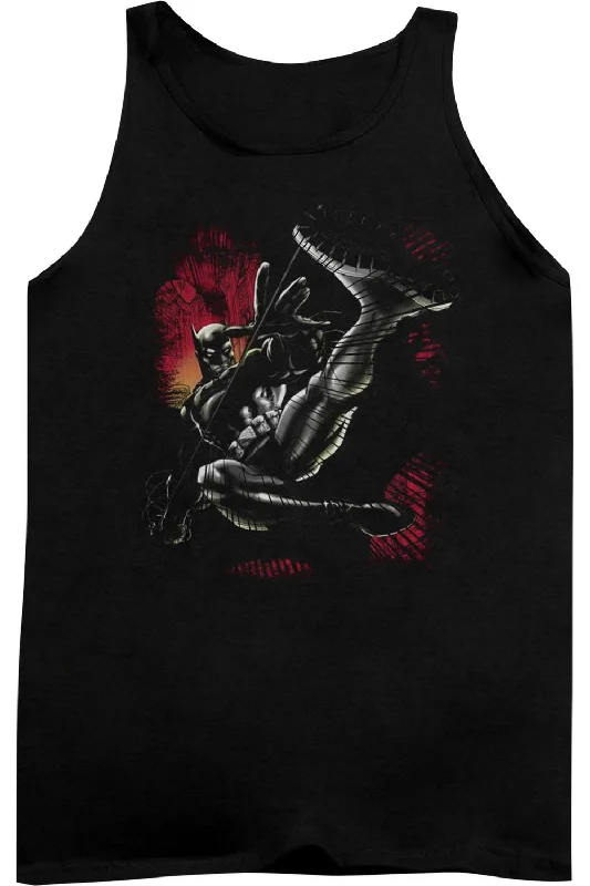 Men's Dressy Shirts for Formal EventsBatman Kick Swing Adult Tank Top