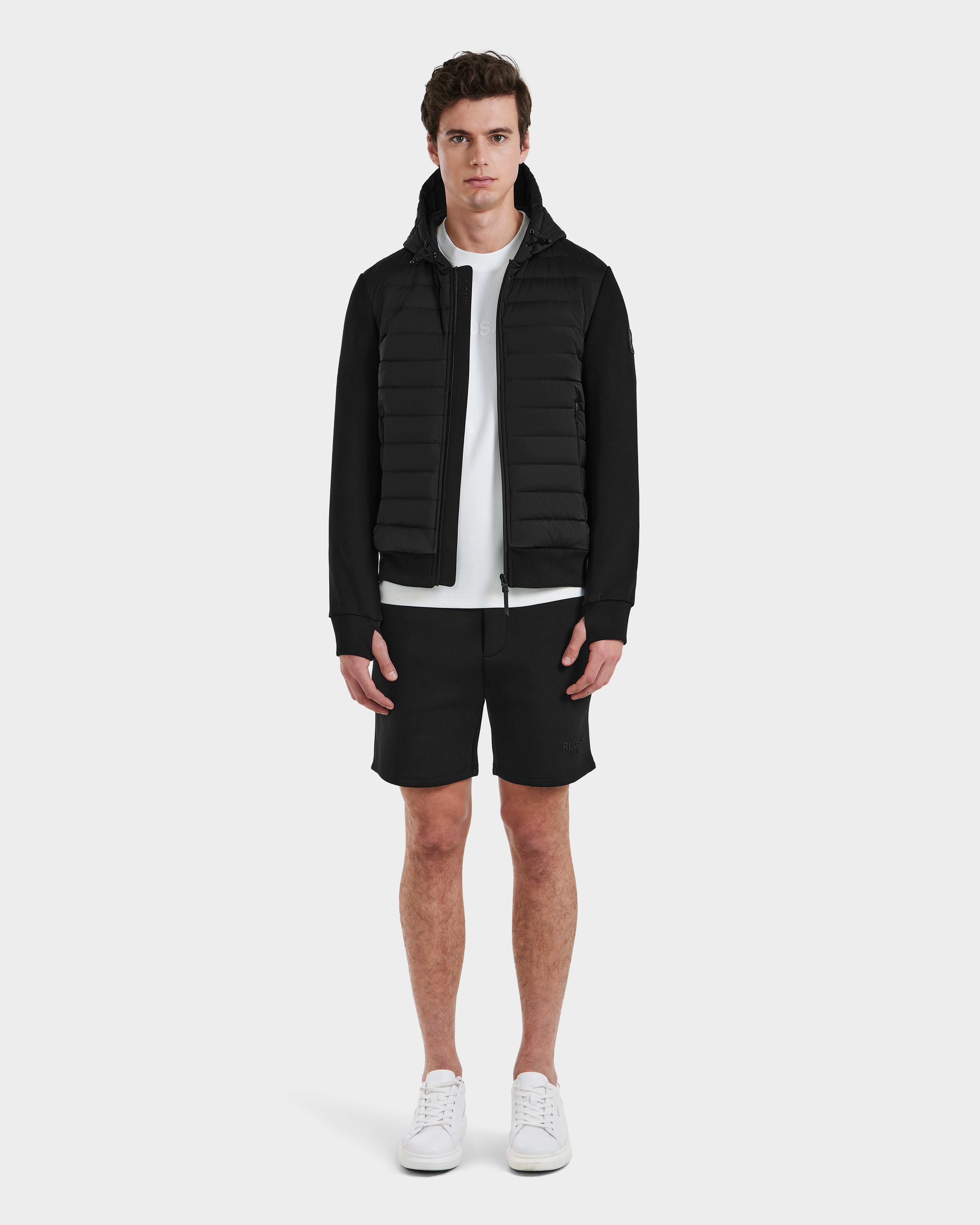 Men's Coats with ZippersDEE MAT - 6124028 Black