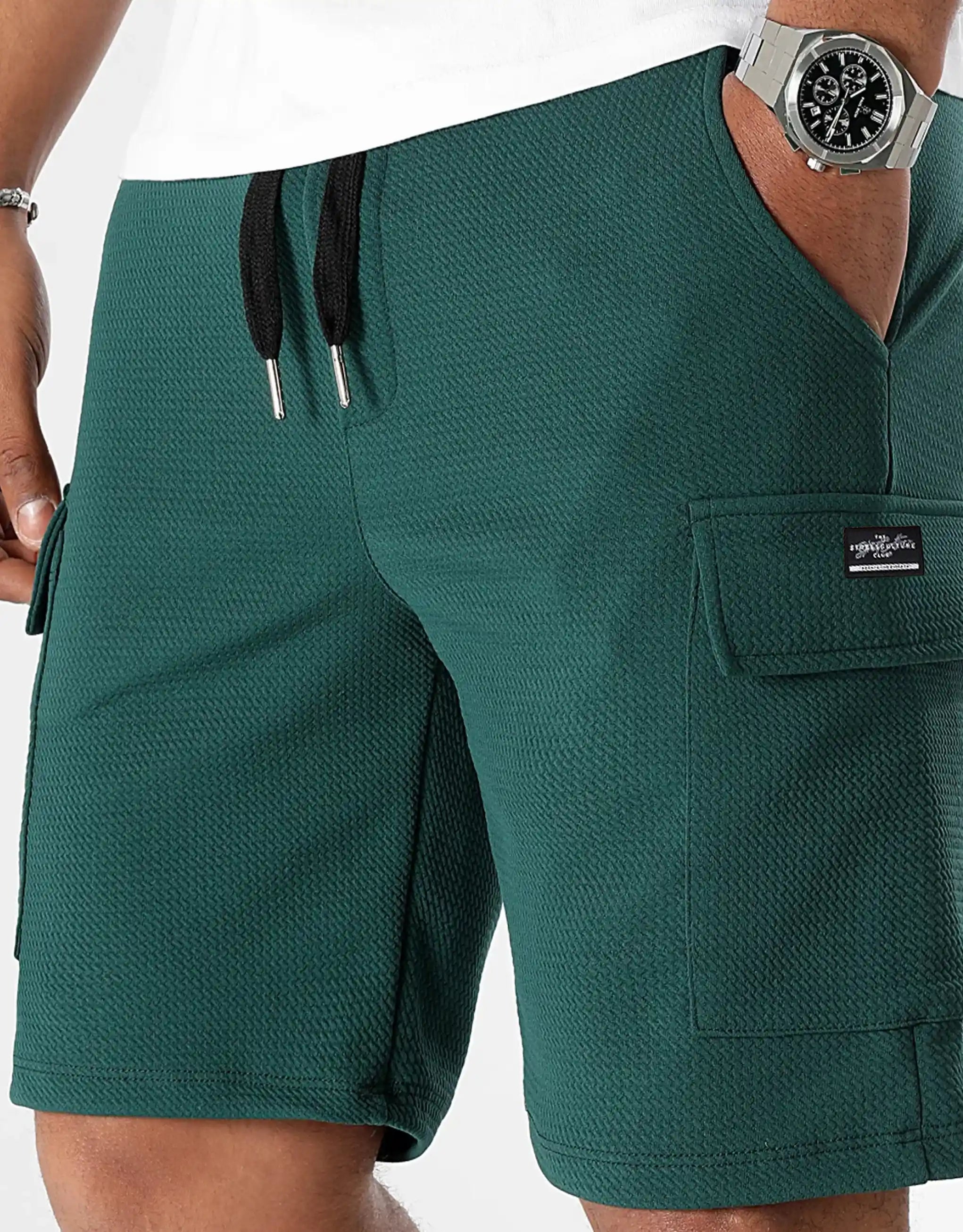 Men's Patterned Pants with Geometric DesignsCargo Short