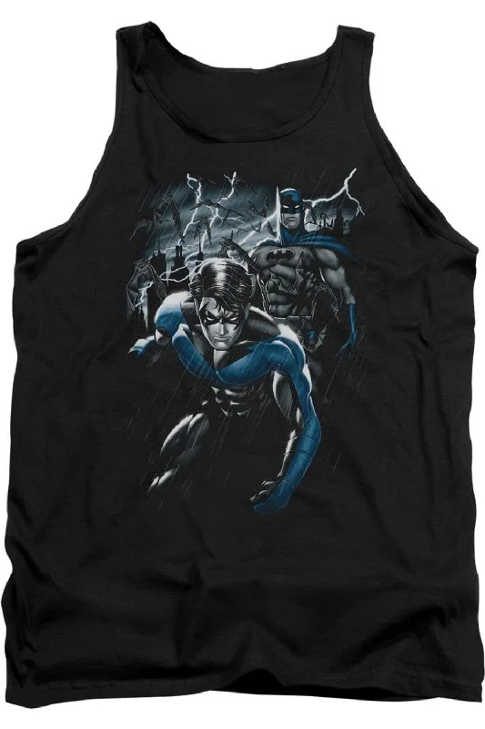 Breathable Men's Mesh TopsBatman Dynamic Duo Adult Tank Top