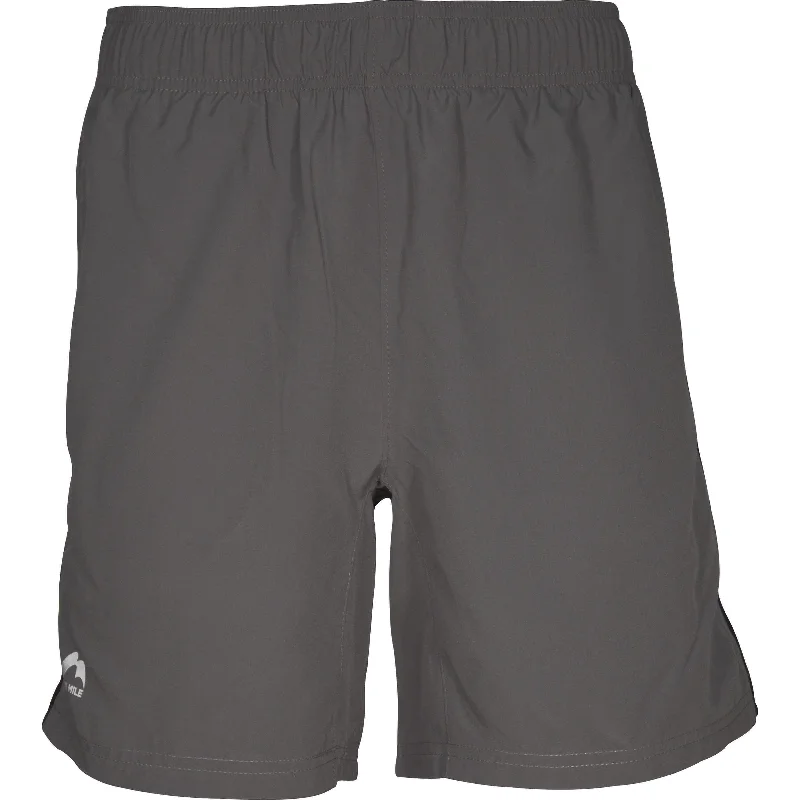Men's Pants with Patch PocketsMore Mile Action 7 Inch Mens Running Shorts - Grey