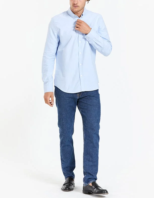 Men's Pants with Pleated FrontsLiam BX Shirt - Light Blue