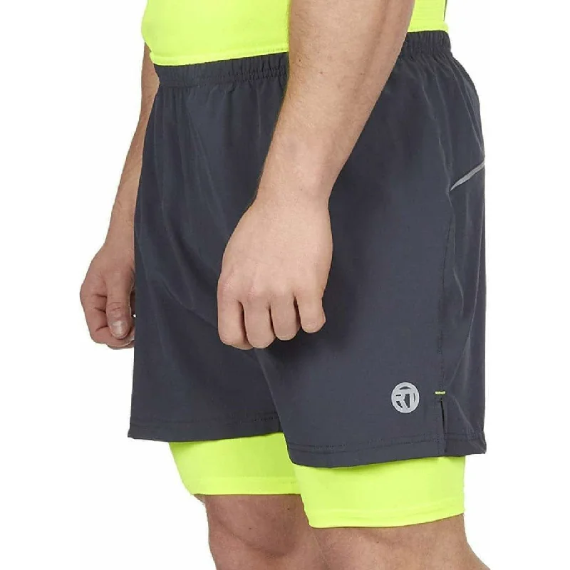 Men's Dress Pants for Special EventsRed Tag Activewear 2 In 1 Mens Running Shorts - Grey Men's Dress Pants for Special EventsRed Tag Activewear 2 In 1 Mens Running Shorts - Grey
