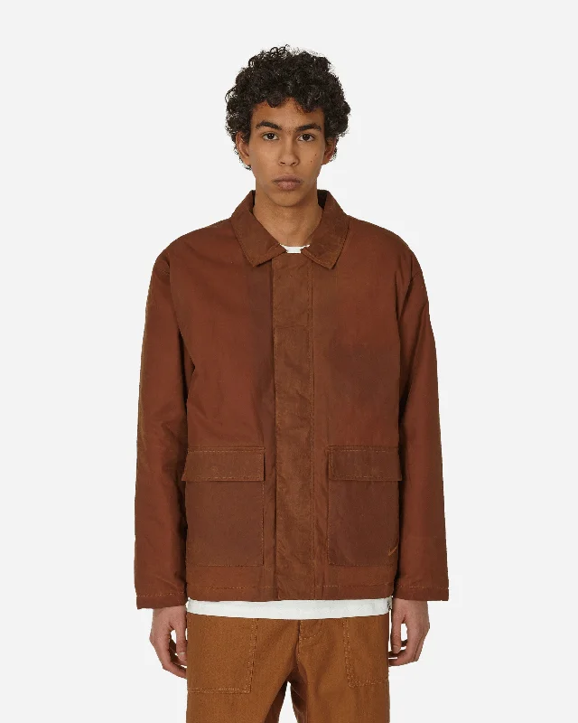 Men's Coats for Outdoor ActivitiesWaxed Canvas Work Jacket Light British Tan