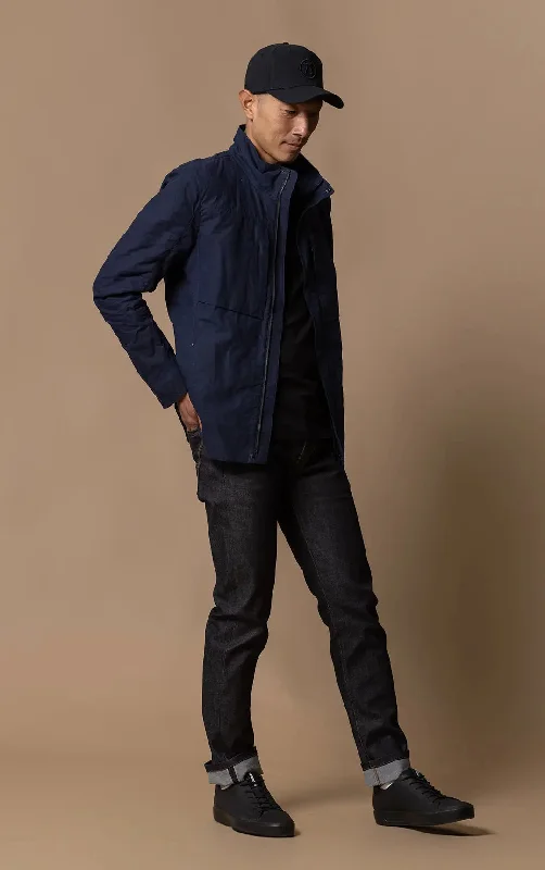 Men's Patterned Pants with Checks12OZ STRETCH DENIM JEAN