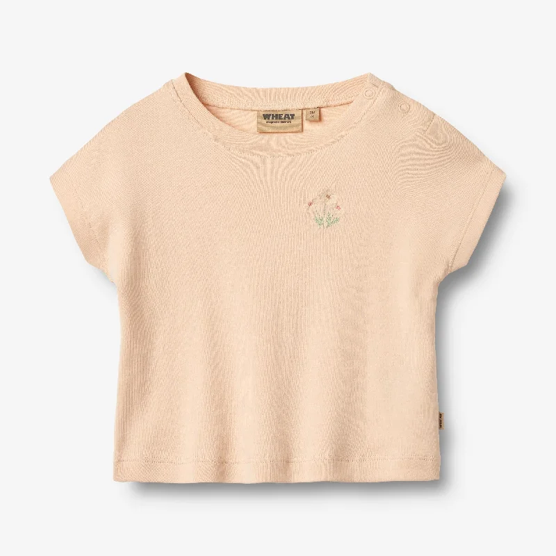 Men's Shirts with Embellished HemlinesT-Shirt S/S Signe - rose water