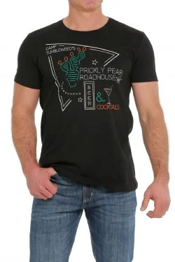 Men's Shirts with Velcro ClosuresCinch Men's T-Shirt/MTT1690563