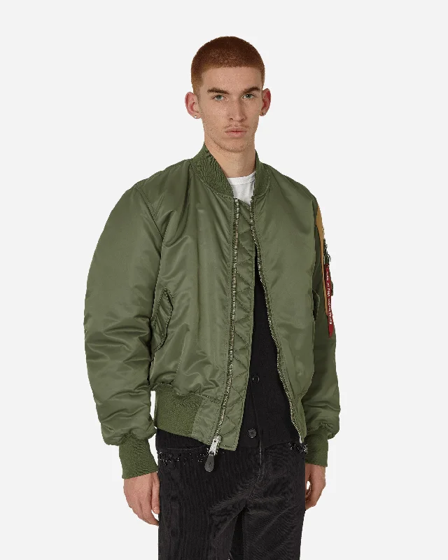 Men's Coats for Big and Tallfragment design x Alpha Industries Nylon MA-1 Jacket Khaki
