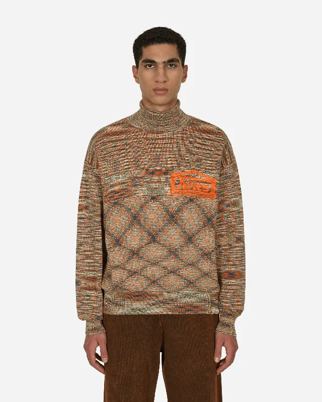 Casual Men's Pullover SweatersTemple Space Dye Turtleneck Multicolor