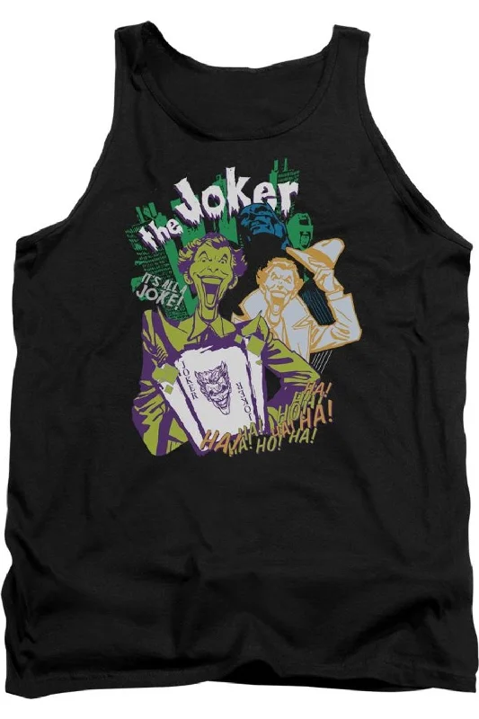 Men's Shirts for Beach OutingsBatman Its All A Joke Adult Tank Top