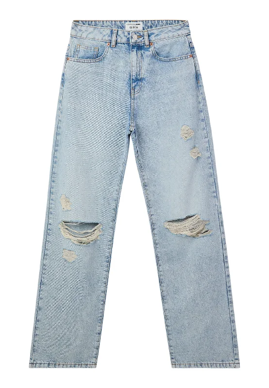 Wide-Leg Men's JeansWoman Long pants jeans