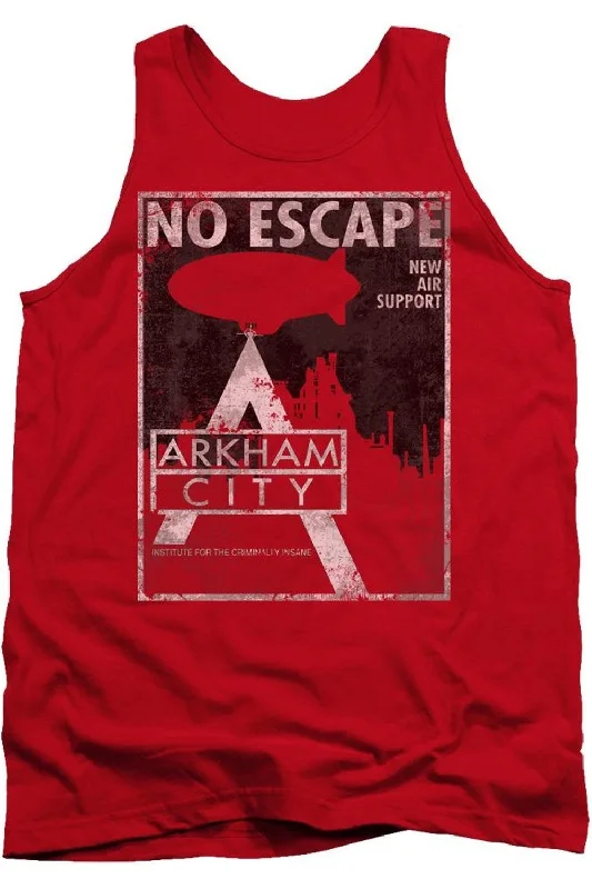 Men's Shirts for CampingBatman Arkham City No Escape Adult Tank Top