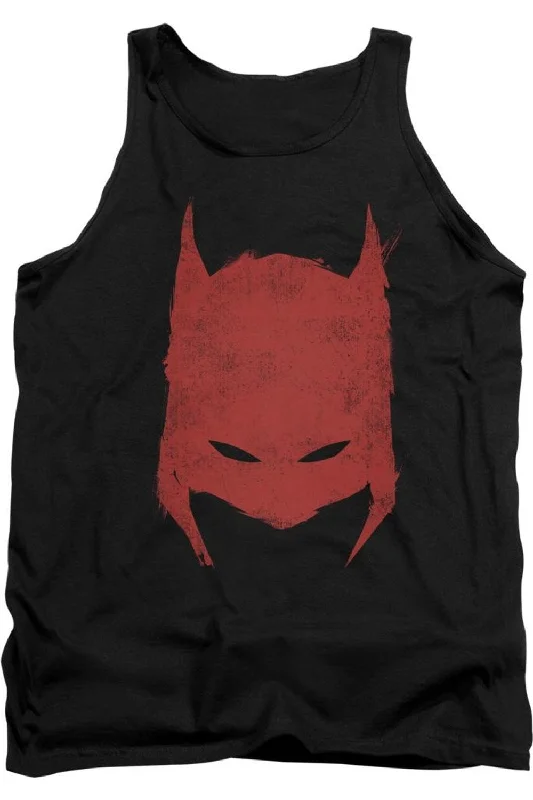 Men's Shirts with Lace-Up HemlinesBatman Hacked & Scratched Adult Tank Top