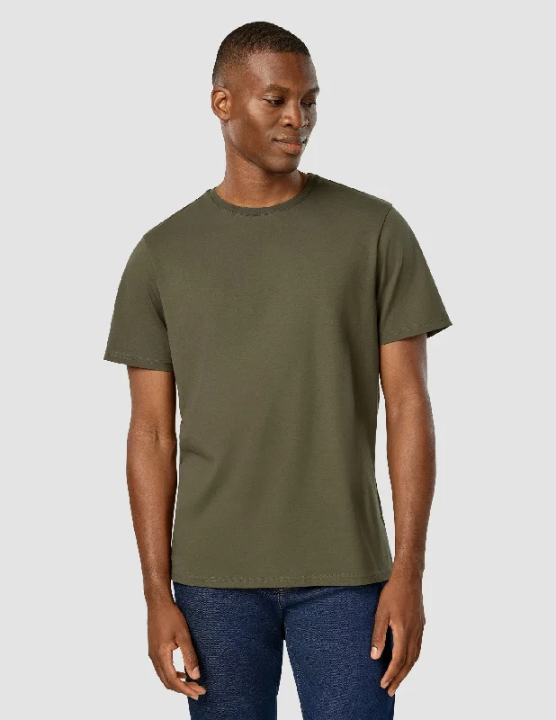 Men's Sleeveless TopsSupima T-Shirt Nightfall Green