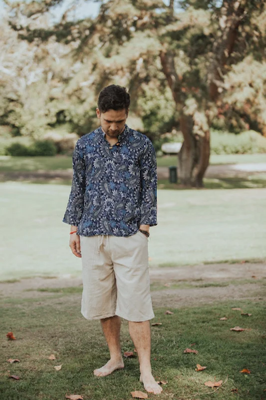 Men's Elastic-Waisted Pants for Easy MovementBaron's Cotton Men's Shorts