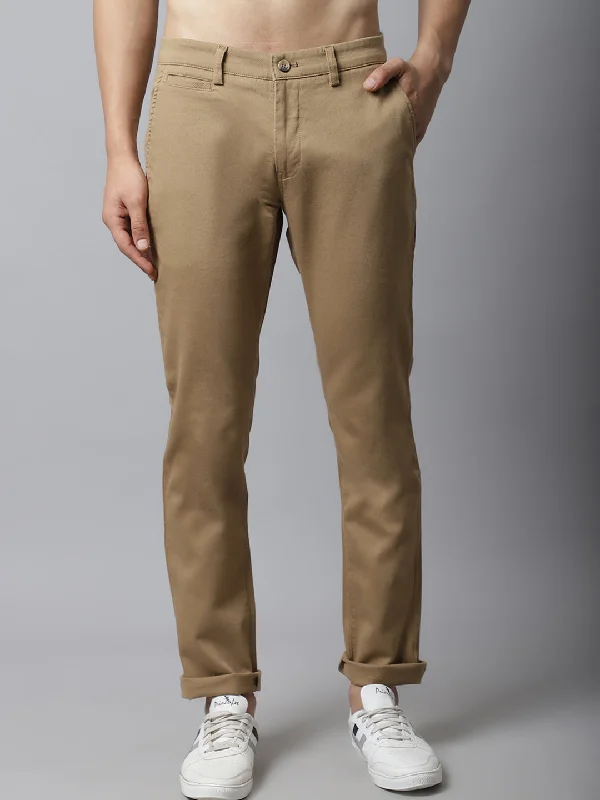 Men's Pants with Antimicrobial TreatmentMen's Casual Flat front Khaki  Trousers