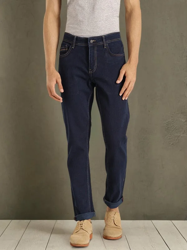 Men's Jeans with RipsMen Brooklyn Fit Stretchable Jeans