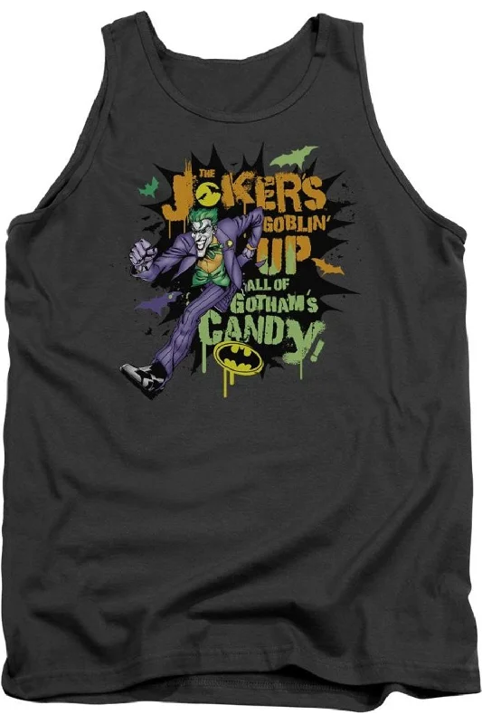 Men's Shirts with Belt AttachmentsBatman Goblin Candy Adult Tank Top
