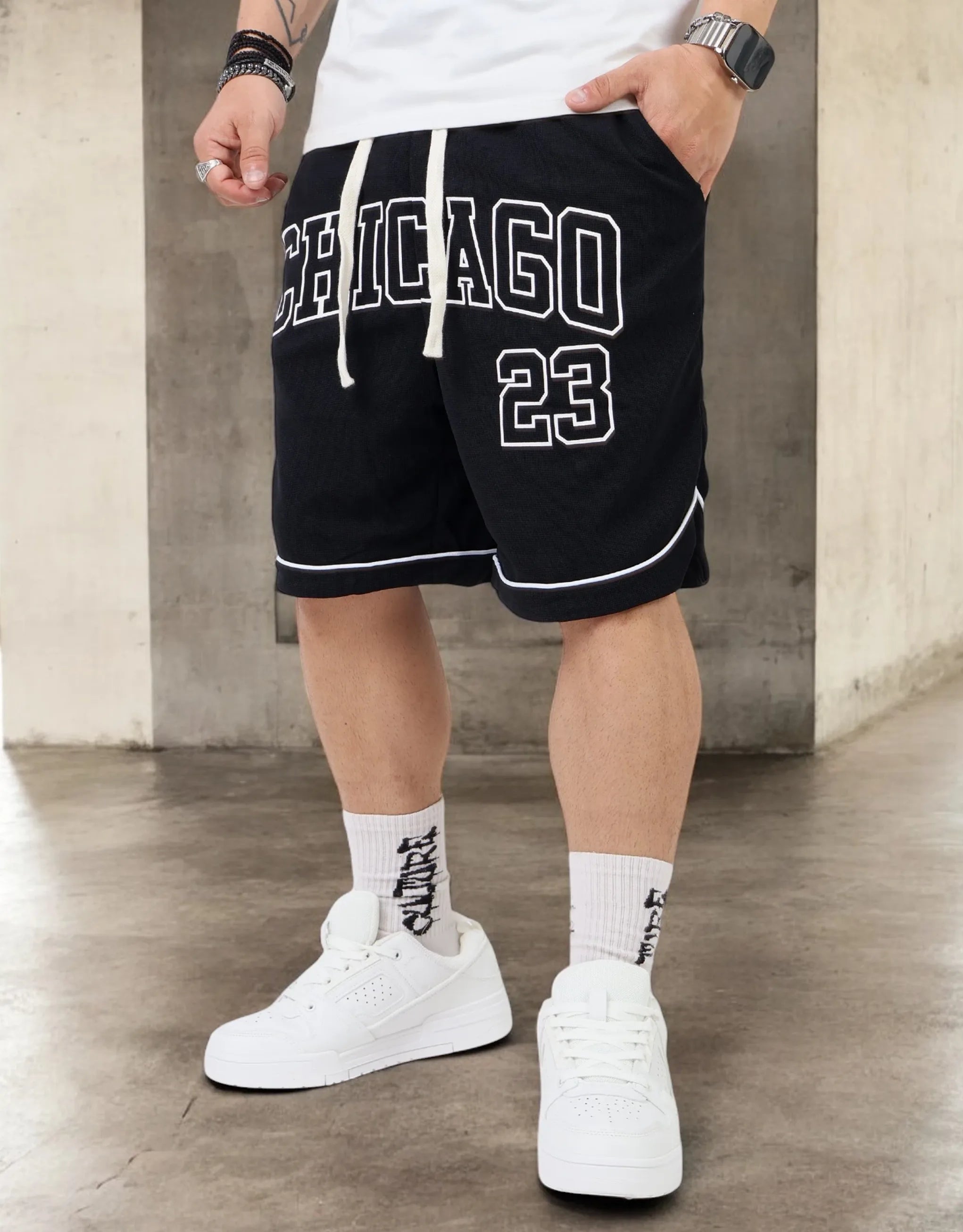 Men's Pants with Reflective Stripes for SafetyJog Short