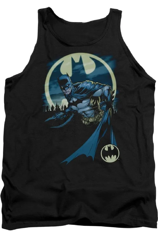 Men's Shirts with Geometric PatternsBatman Heed The Call Adult Tank Top