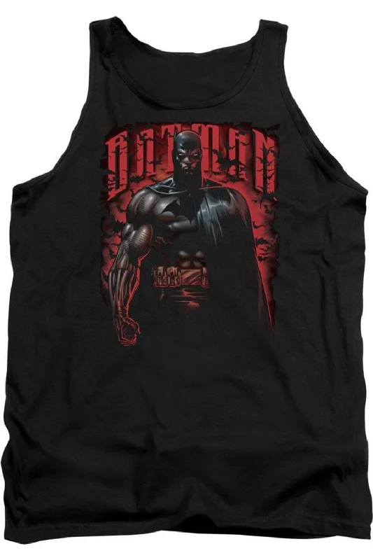 Men's Shirts with Animal PrintsBatman Red Knight Adult Tank Top