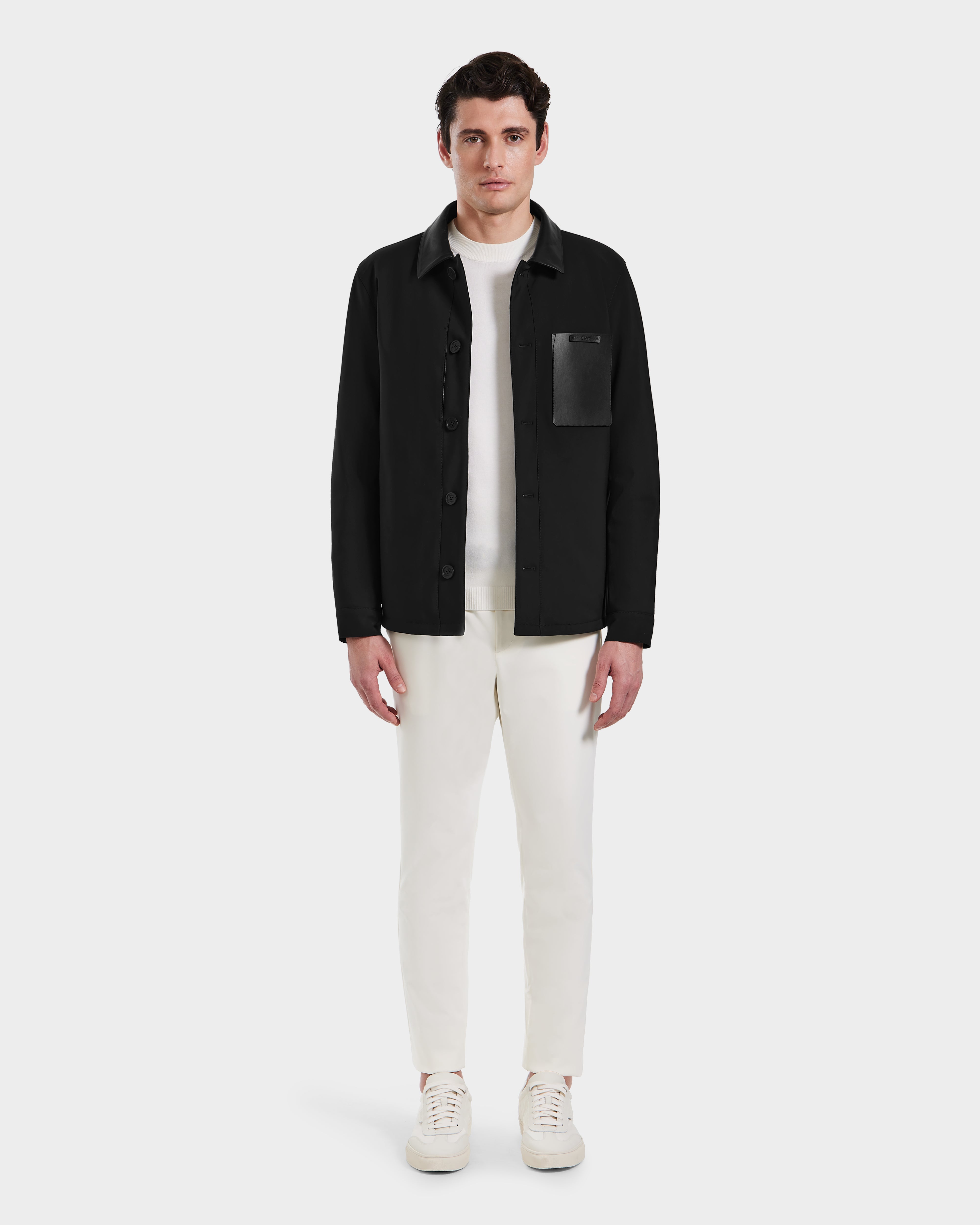 Men's Coats with Snap ButtonsPALMER - 6125002 Black