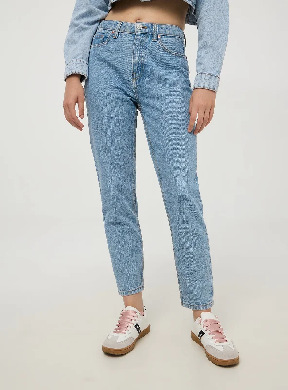 Yoked Back Men's JeansWoman's Long pants jeans
