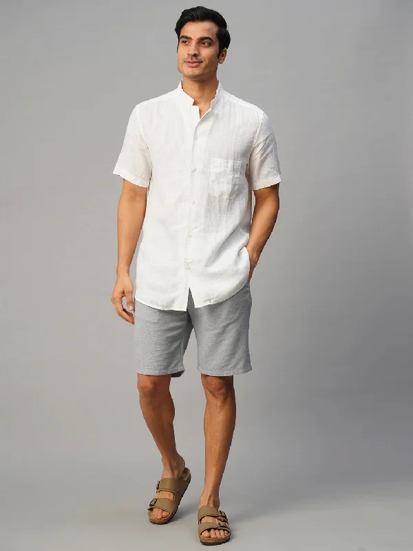 Men's Work Pants for Durability and ComfortMen's White 100% Linen Regular Fit Shirt Men's Work Pants for Durability and ComfortMen's White 100% Linen Regular Fit Shirt