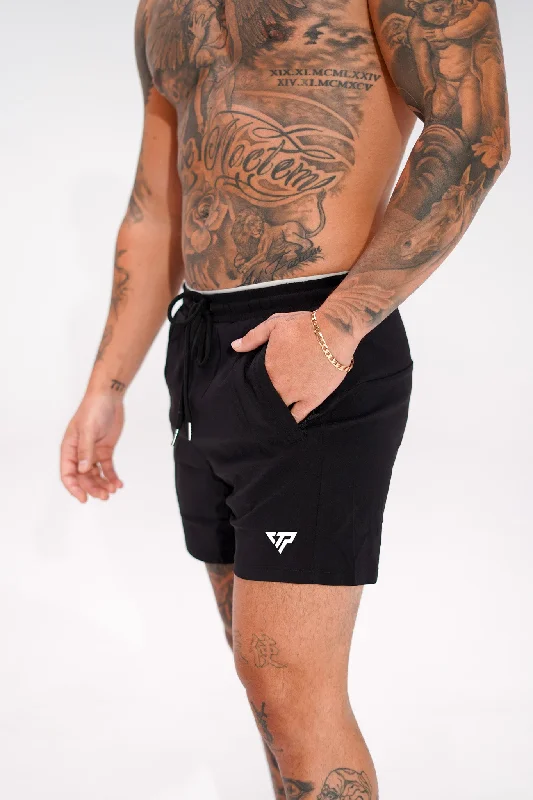 Men's Pants with Slant PocketsKTP PERFORMANCE SHORTS - BLACK