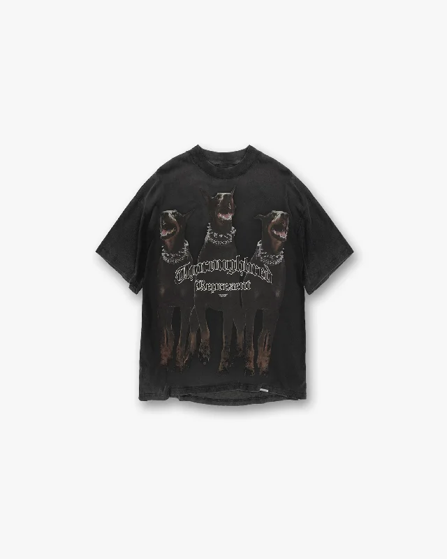 Men's Shirts with Wingtip CollarsThoroughbred T-Shirt - Vintage Black