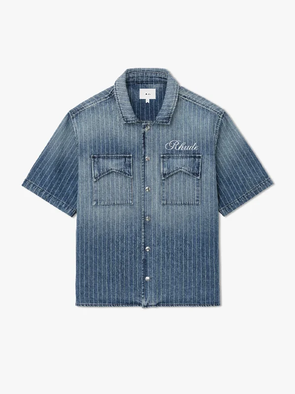 Men's Straight-Leg JeansWABASH DENIM SNAP SHIRT