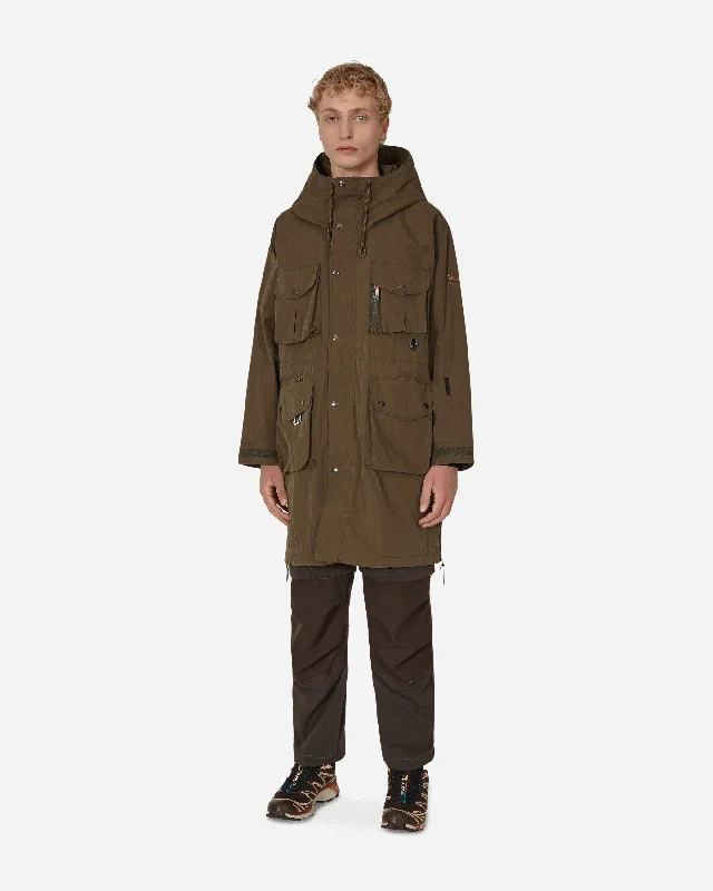 Trendy Men's Anorak JacketsTaion Bench Heater Coat Green